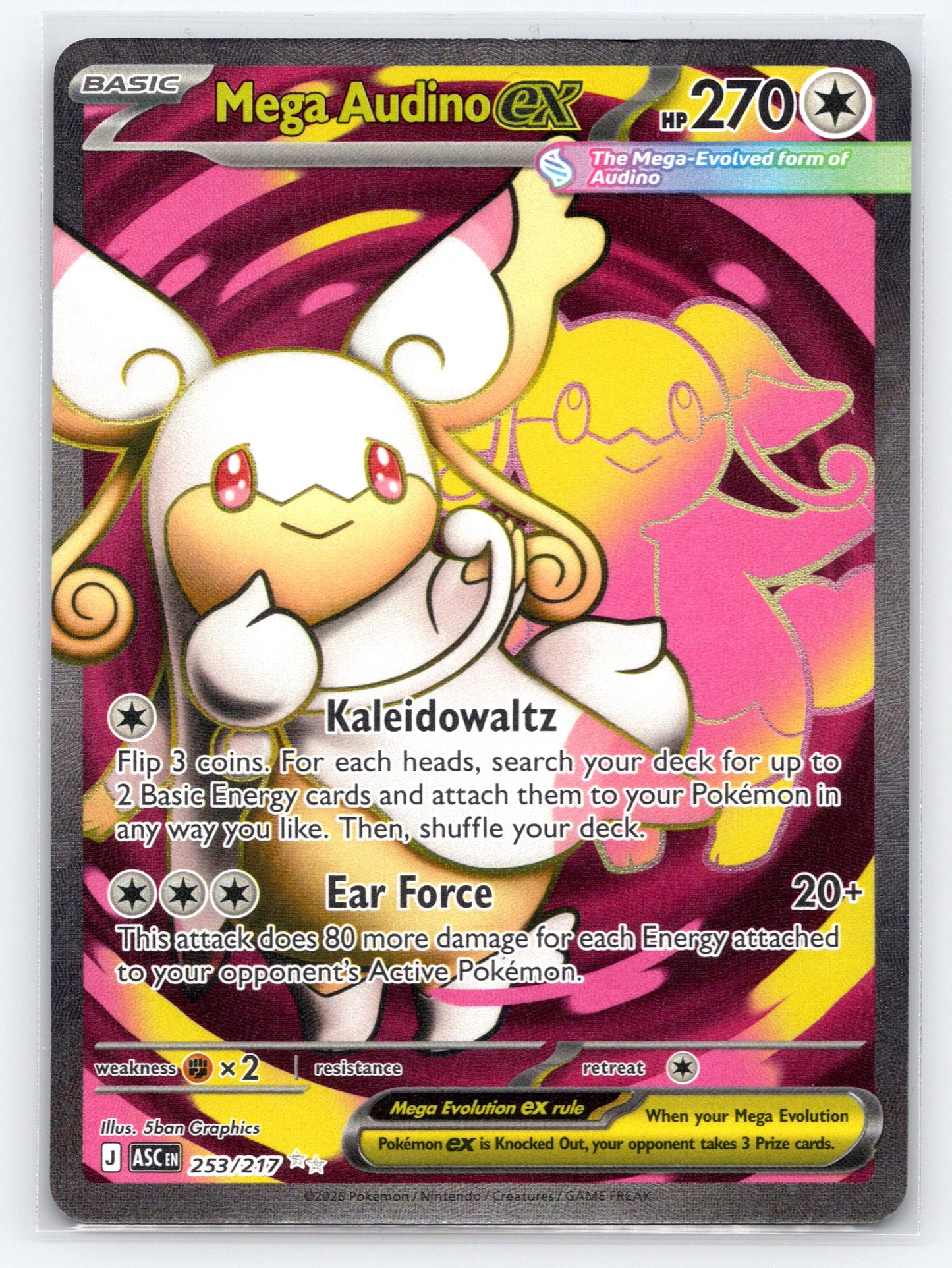 Mega Audino ex - #253/217 - ME: Ascended Heroes