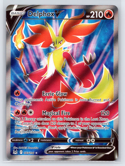 Delphox V (Full Art) - #173/196 - SWSH11: Lost Origin
