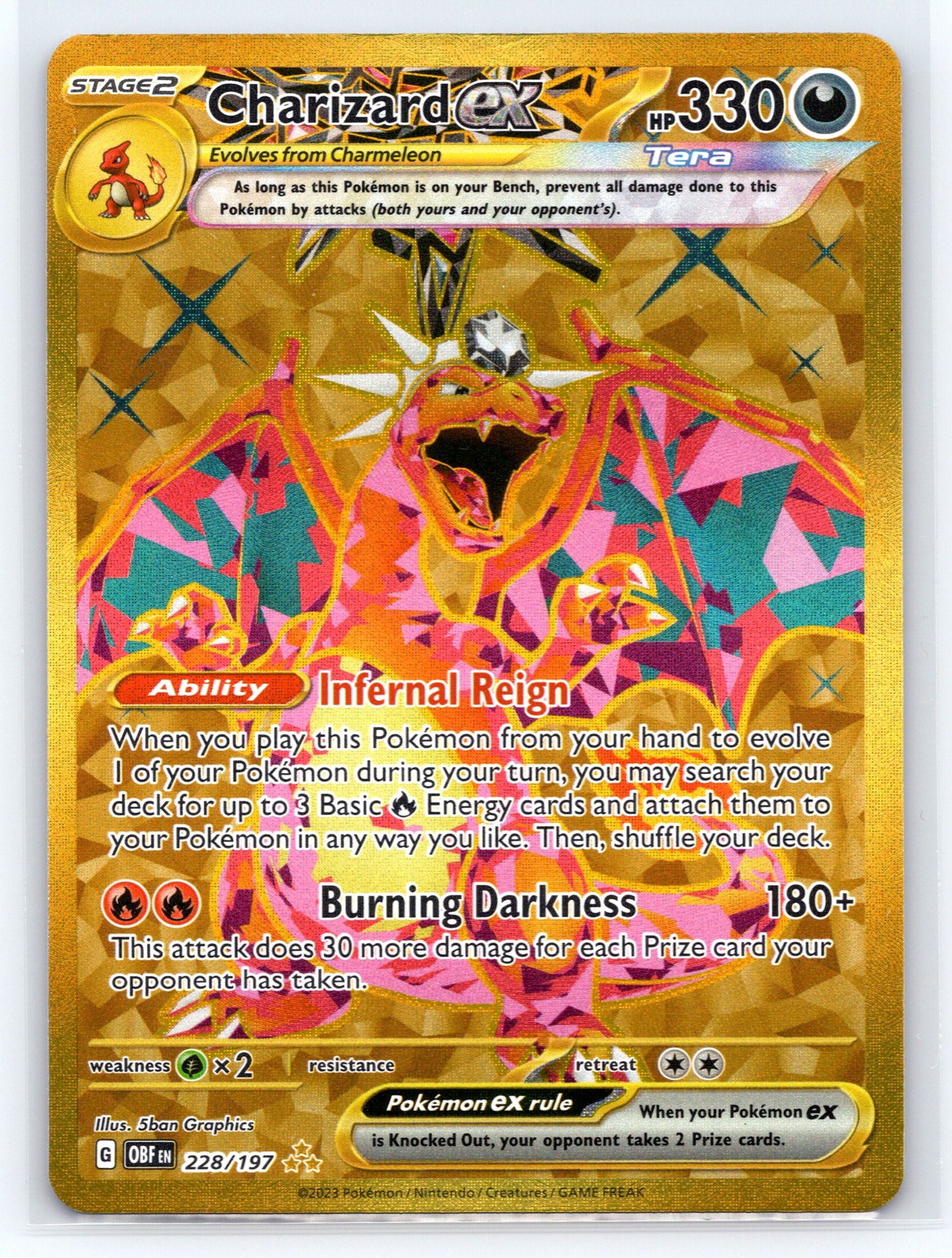 Charizard ex - #228/197 - SV03: Obsidian Flames