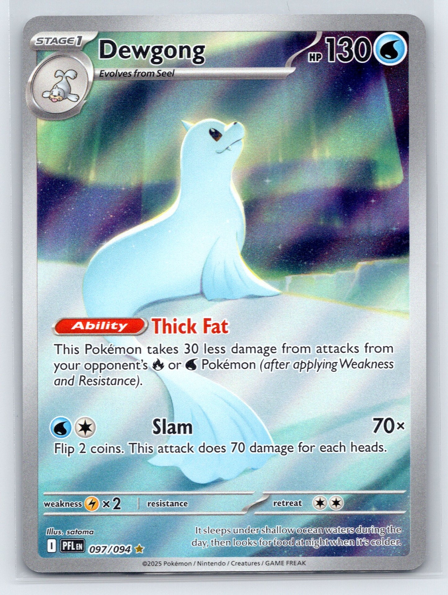 Dewgong - #097/094 - ME02: Phantasmal Flames