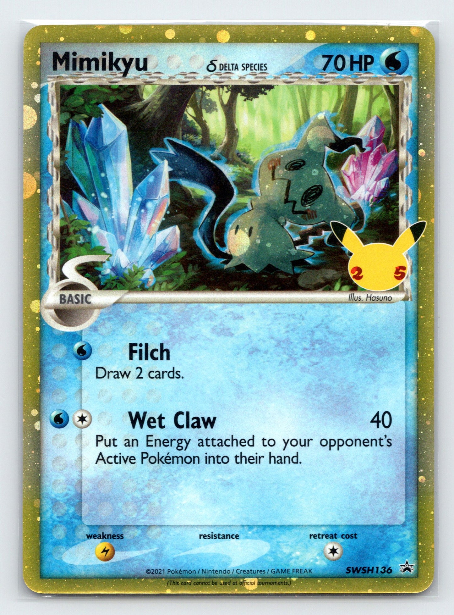 Mimikyu (Delta Species) - #SWSH136 - SWSH: Sword & Shield Promo Cards