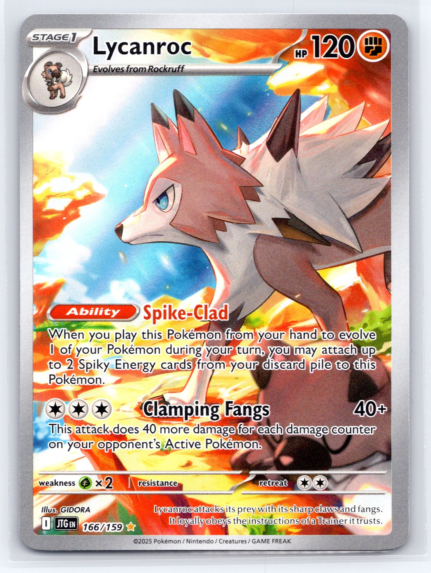 Lycanroc - #166/159 - SV09: Journey Together