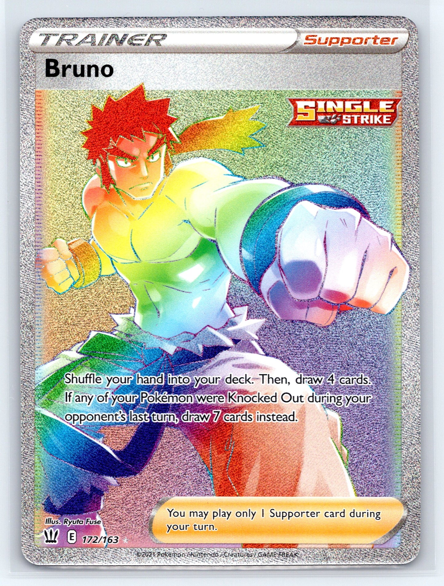 Bruno (Secret) - #172/163 - SWSH05: Battle Styles