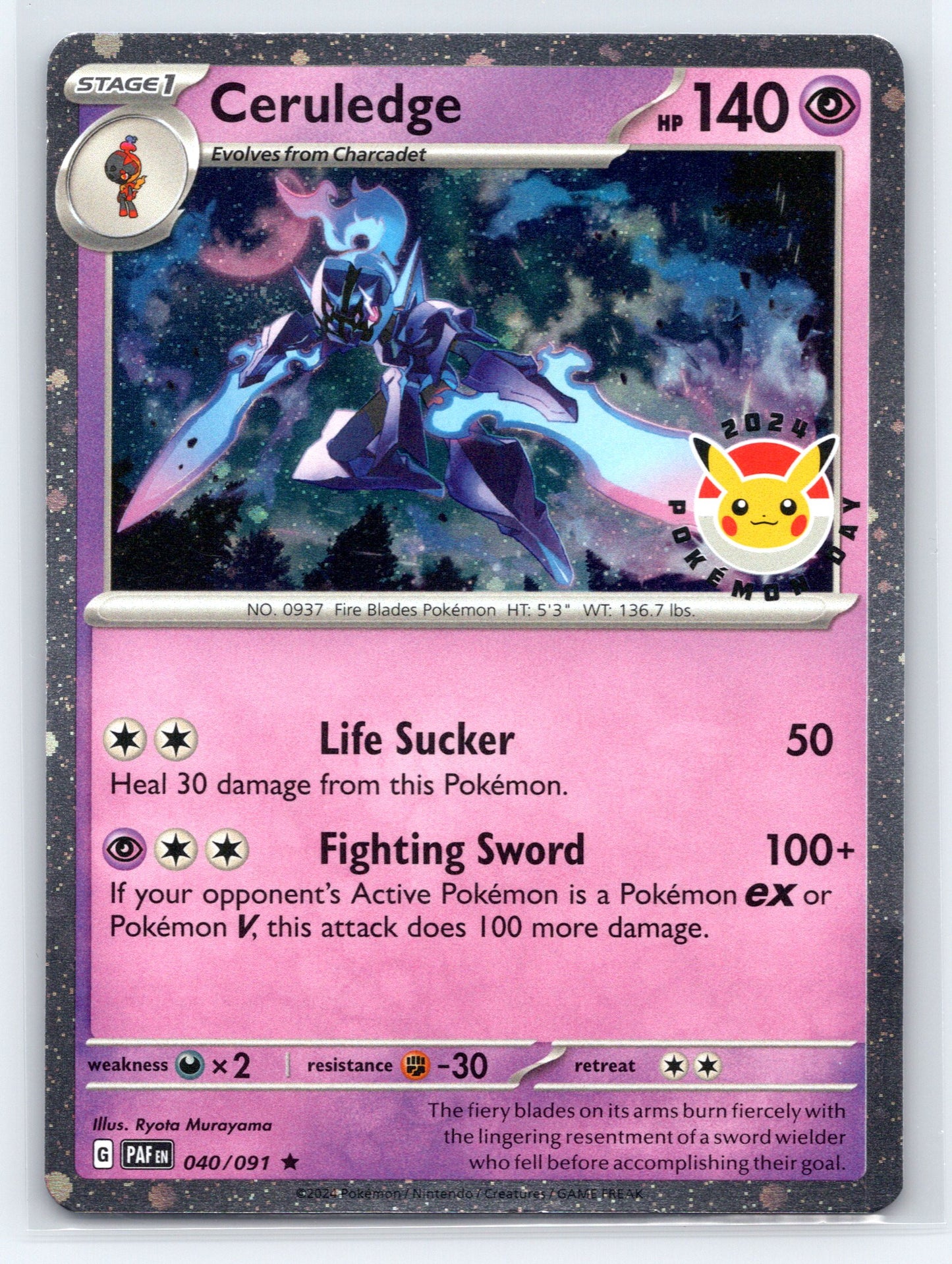 Ceruledge - #040/091 - Miscellaneous Cards & Products