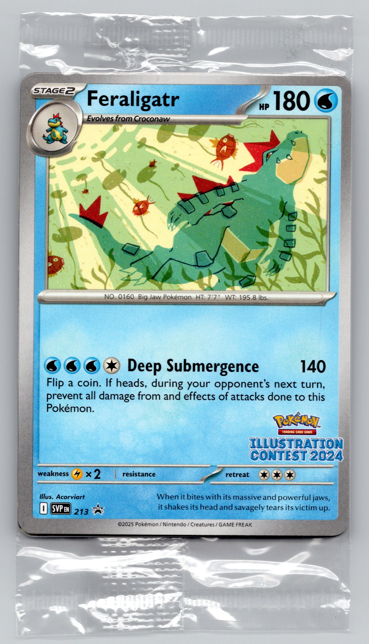 Pikachu, Feraligatr & Toxtricity - #213, 214, 215 - SV: Promo Cards SEALED