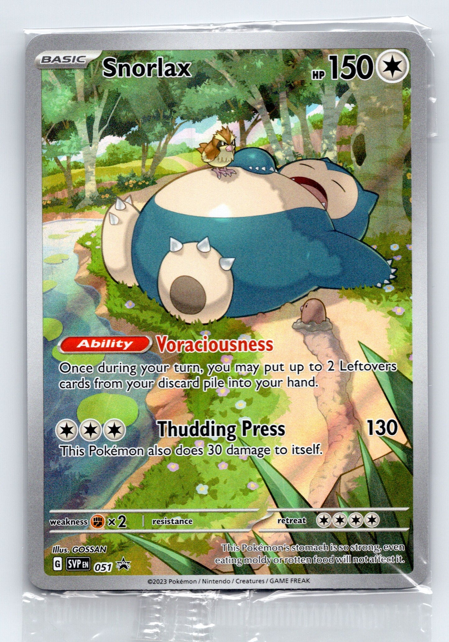 Snorlax - #051 - SV: Scarlet & Violet Promo Cards SEALED