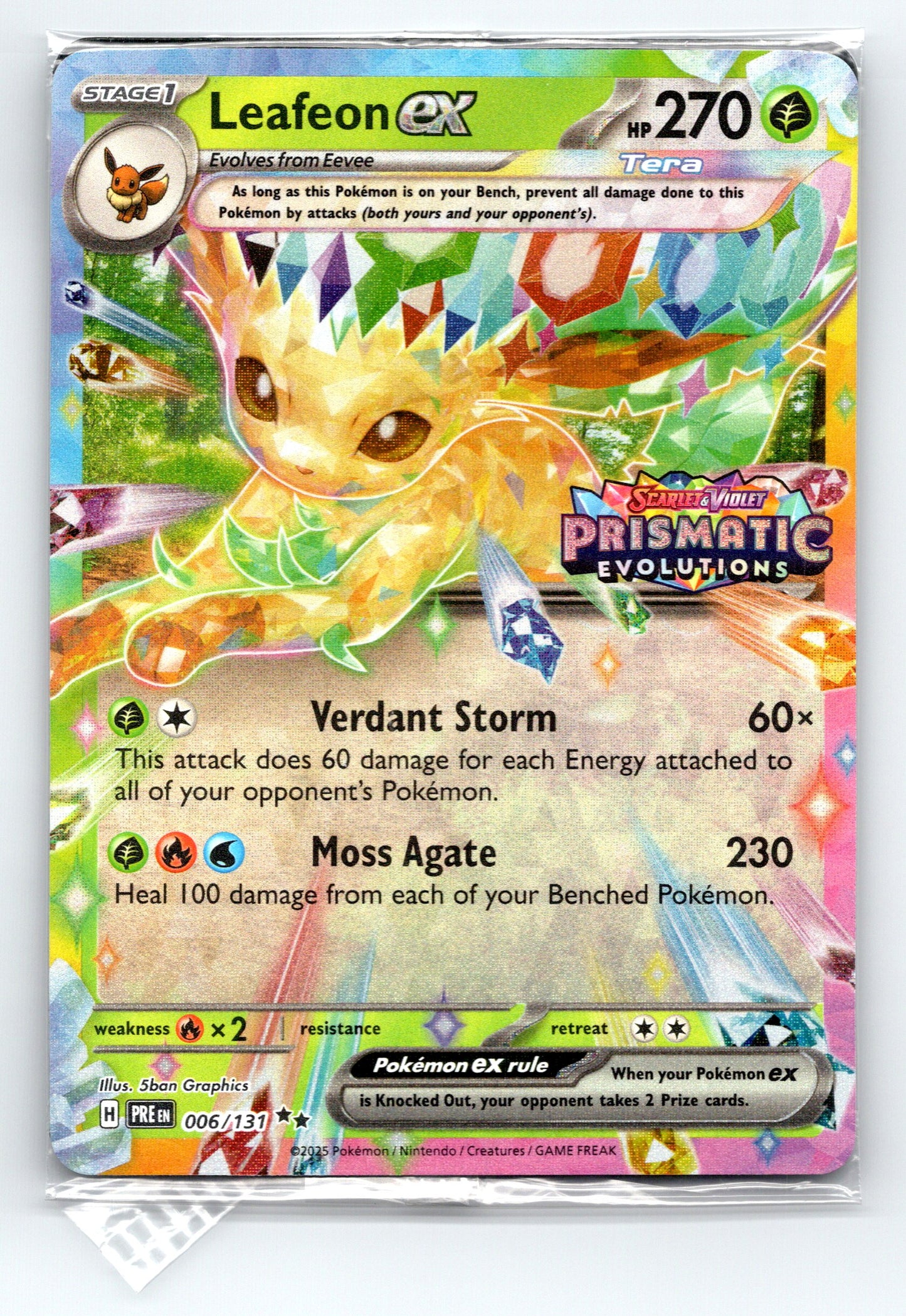 Leafeon ex - #006/131 - Miscellaneous Cards & Products SEALED