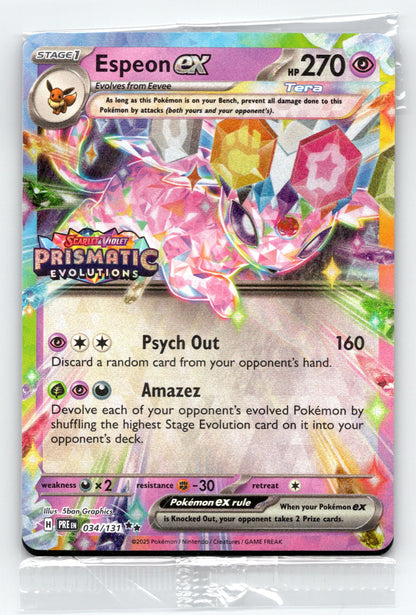 Espeon ex - #034/131 - Miscellaneous Cards & Products SEALED
