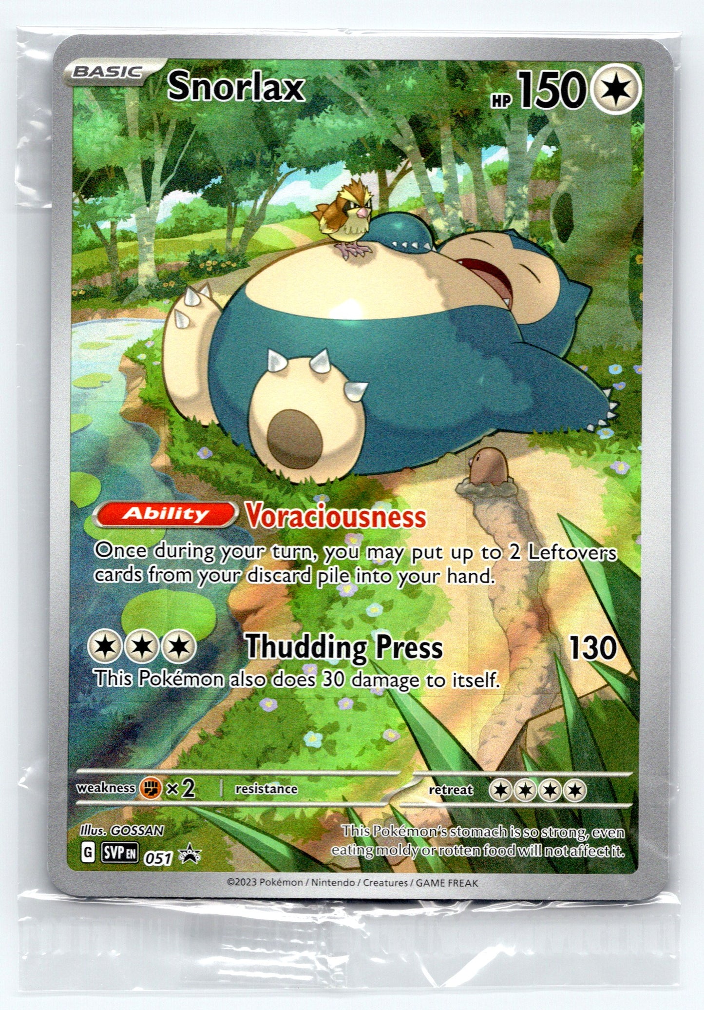 Snorlax - #051 - SV: Scarlet & Violet Promo Cards SEALED