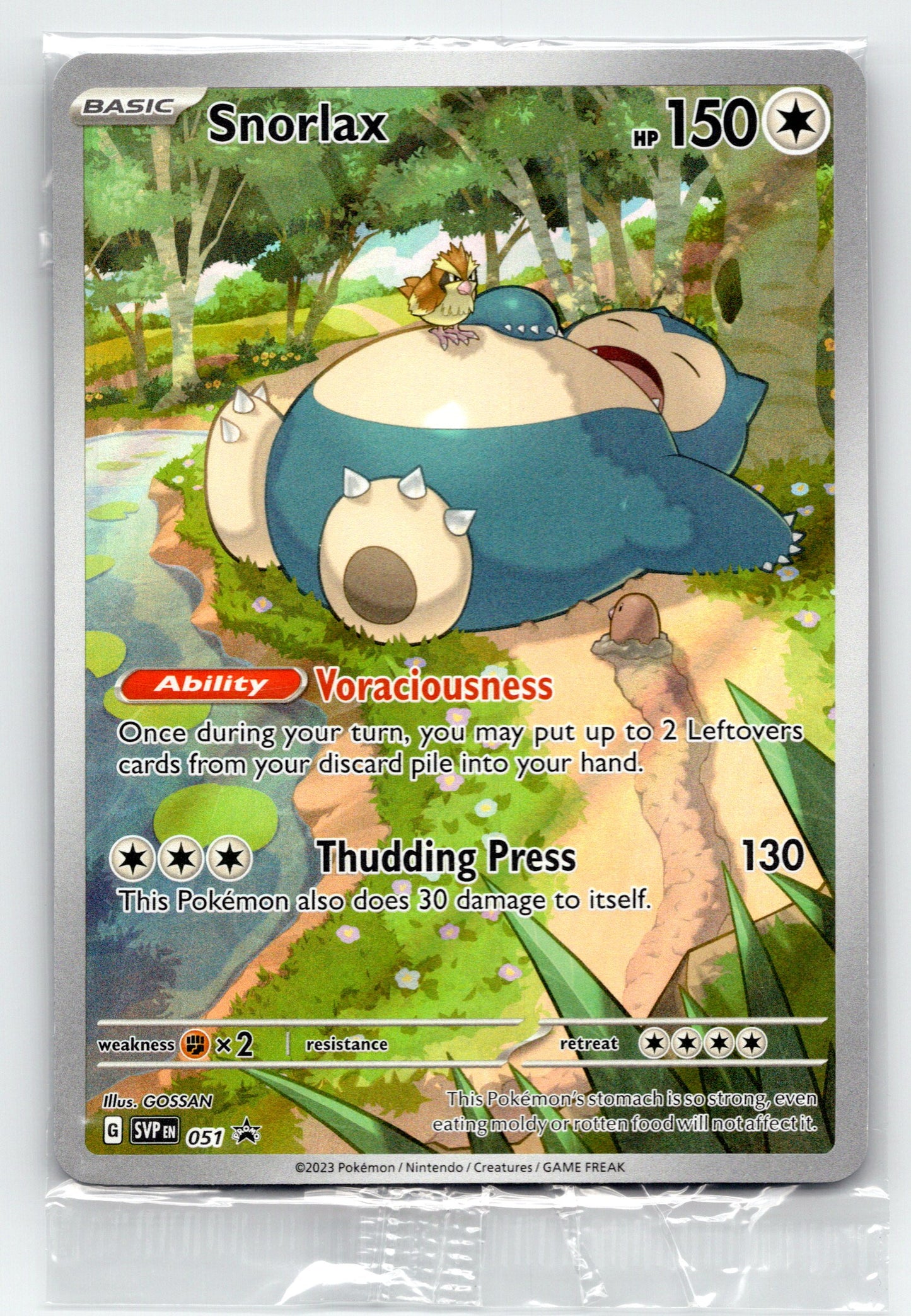 Snorlax - #051 - SV: Scarlet & Violet Promo Cards SEALED