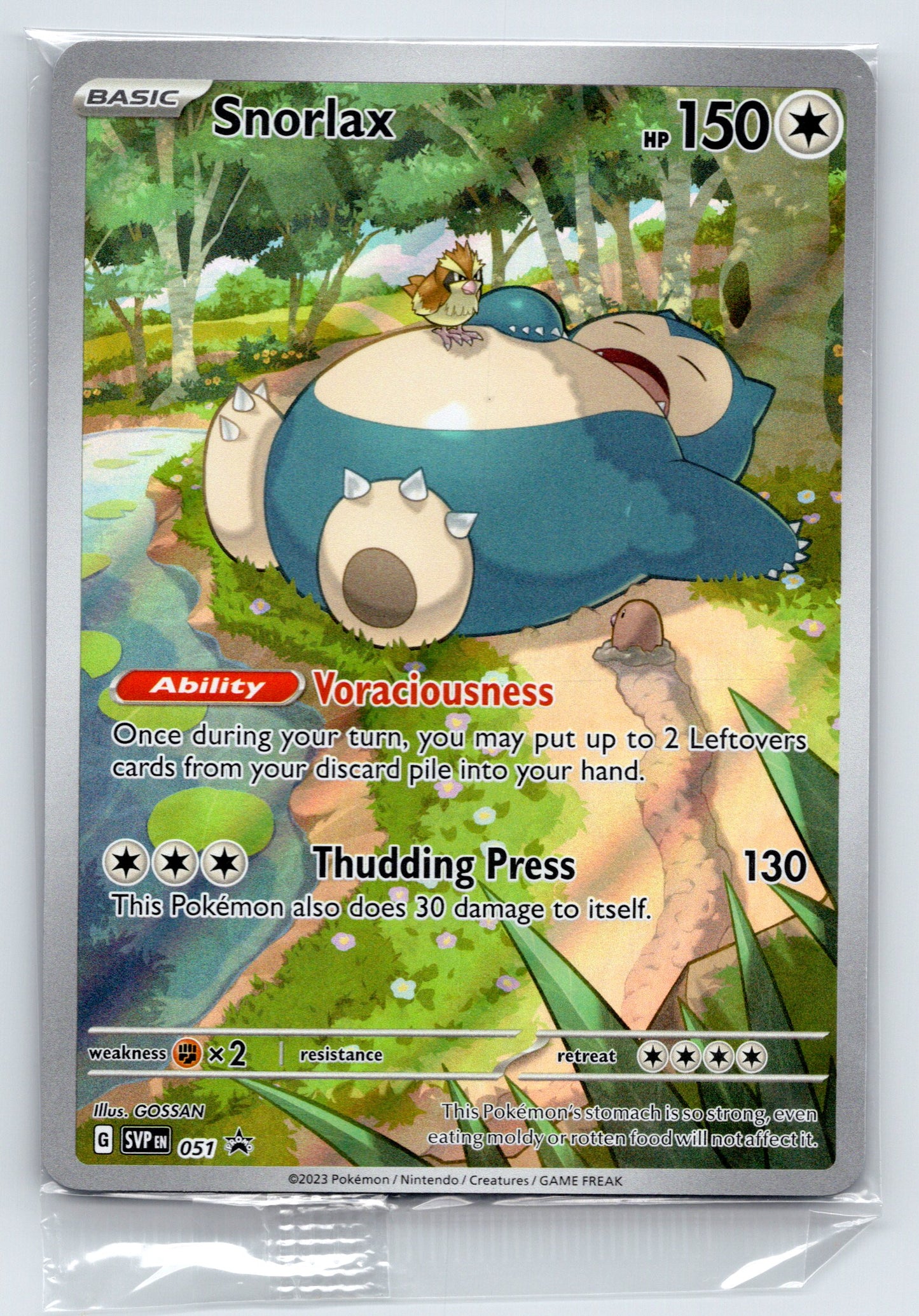 Snorlax - #051 - SV: Scarlet & Violet Promo Cards SEALED