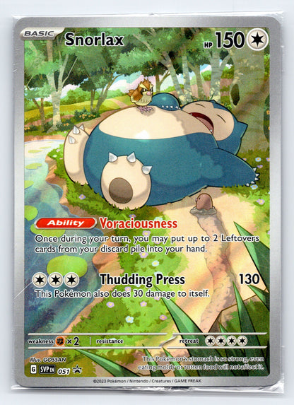 Snorlax - #051 - SV: Scarlet & Violet Promo Cards SEALED