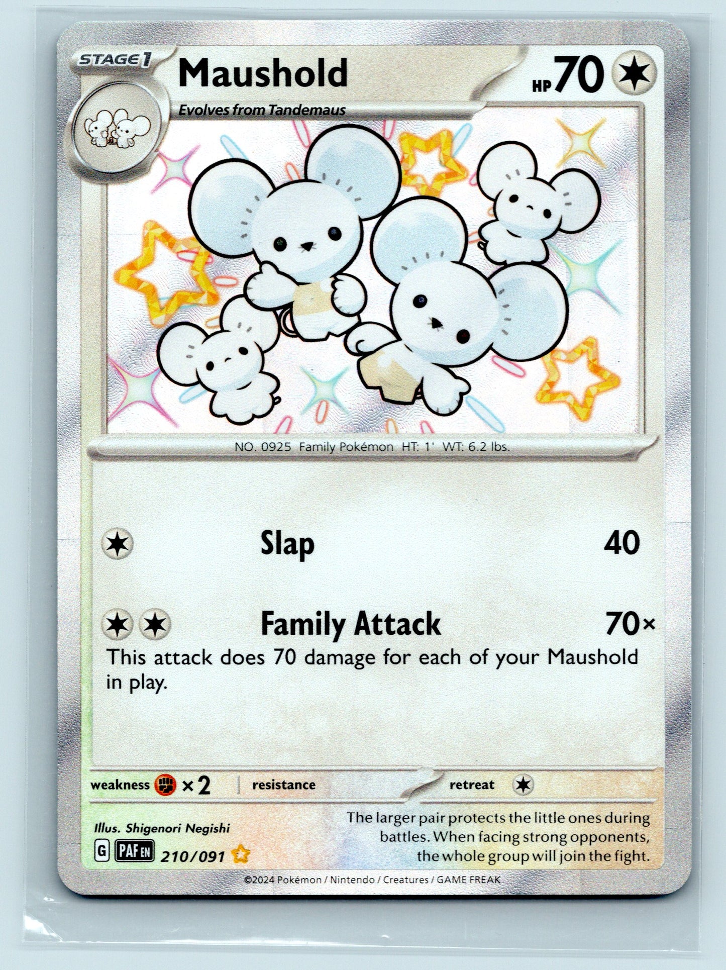 Maushold - #210/091 - SV: Paldean Fates