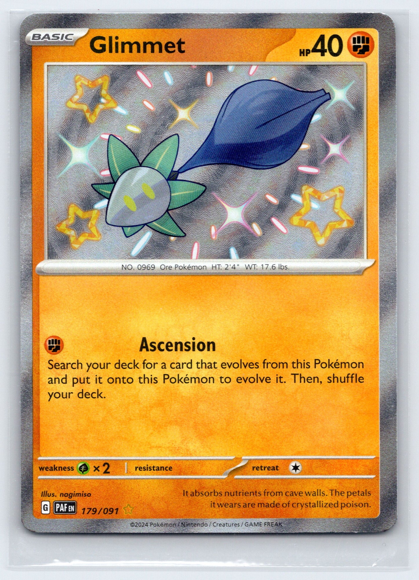 Glimmet - #179/091 - SV: Paldean Fates