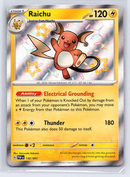 Raichu - #132/091 - SV: Paldean Fates