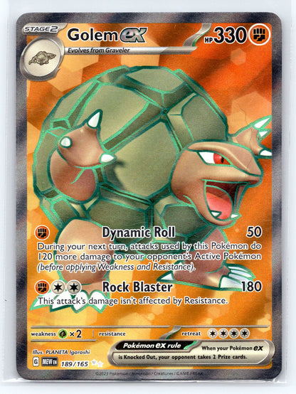 Golem ex - #189/165 - SV: Scarlet & Violet 151