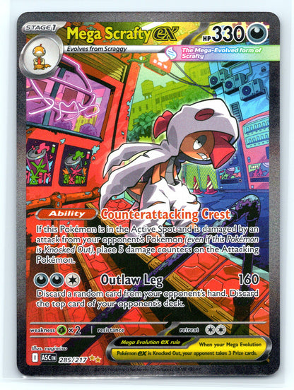 Mega Scrafty ex - #285/217 - ME: Ascended Heroes