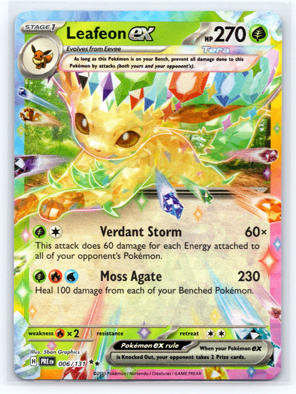 Leafeon ex - #006/131 - SV: Prismatic Evolutions