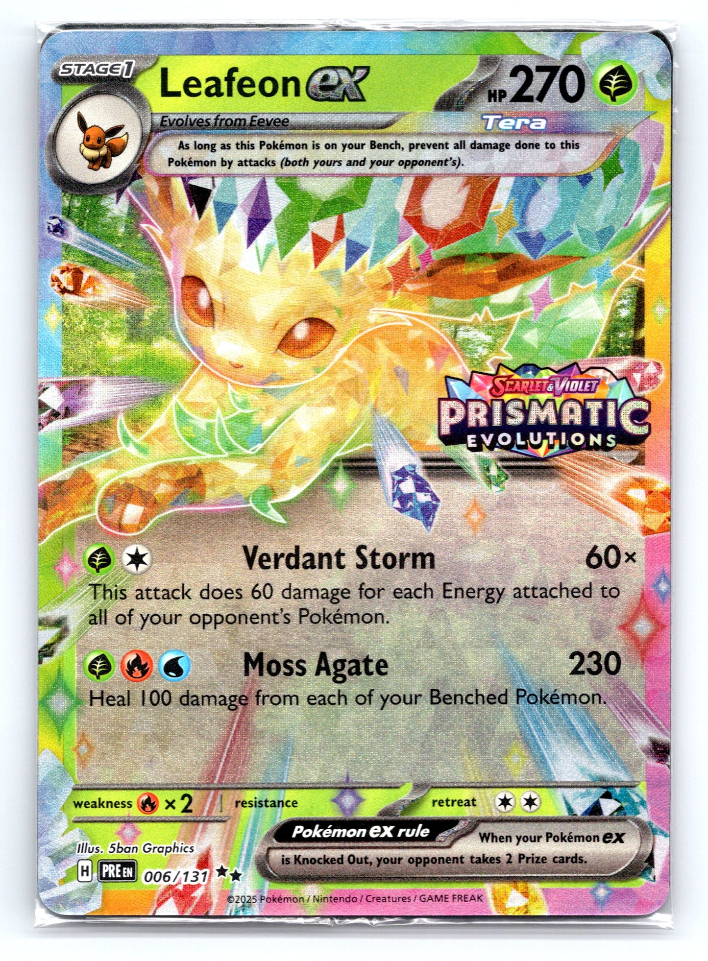 Leafeon ex - #006/131 - Miscellaneous Cards & Products SEALED