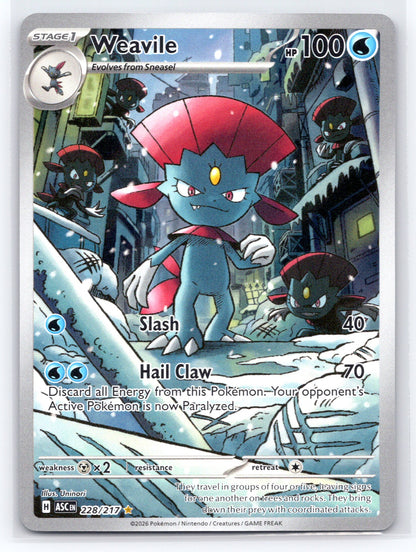 Weavile - #228/217 - ME: Ascended Heroes