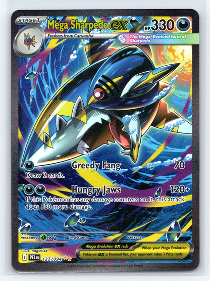 Mega Sharpedo ex - #127/094 - ME02: Phantasmal Flames