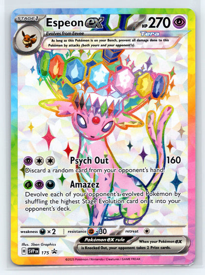 Espeon ex - #SVP 175 - SV: Scarlet & Violet Promo Cards
