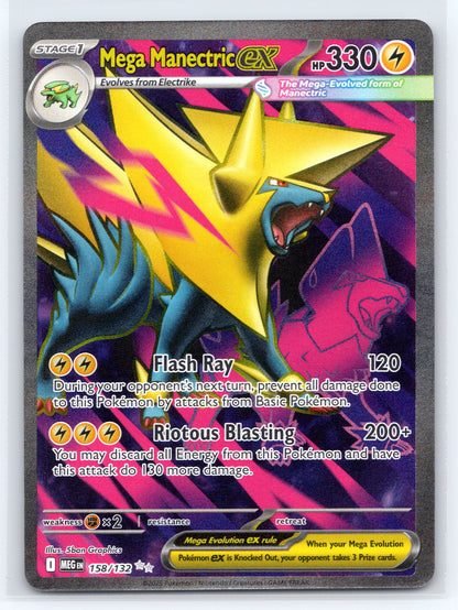 Mega Manectric ex - #158/132 - ME01: Mega Evolution