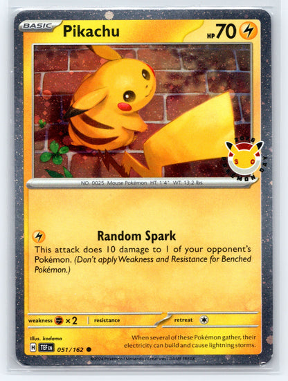 Pikachu (Pokemon Day 2026) - #051/162 - Miscellaneous Cards & Products