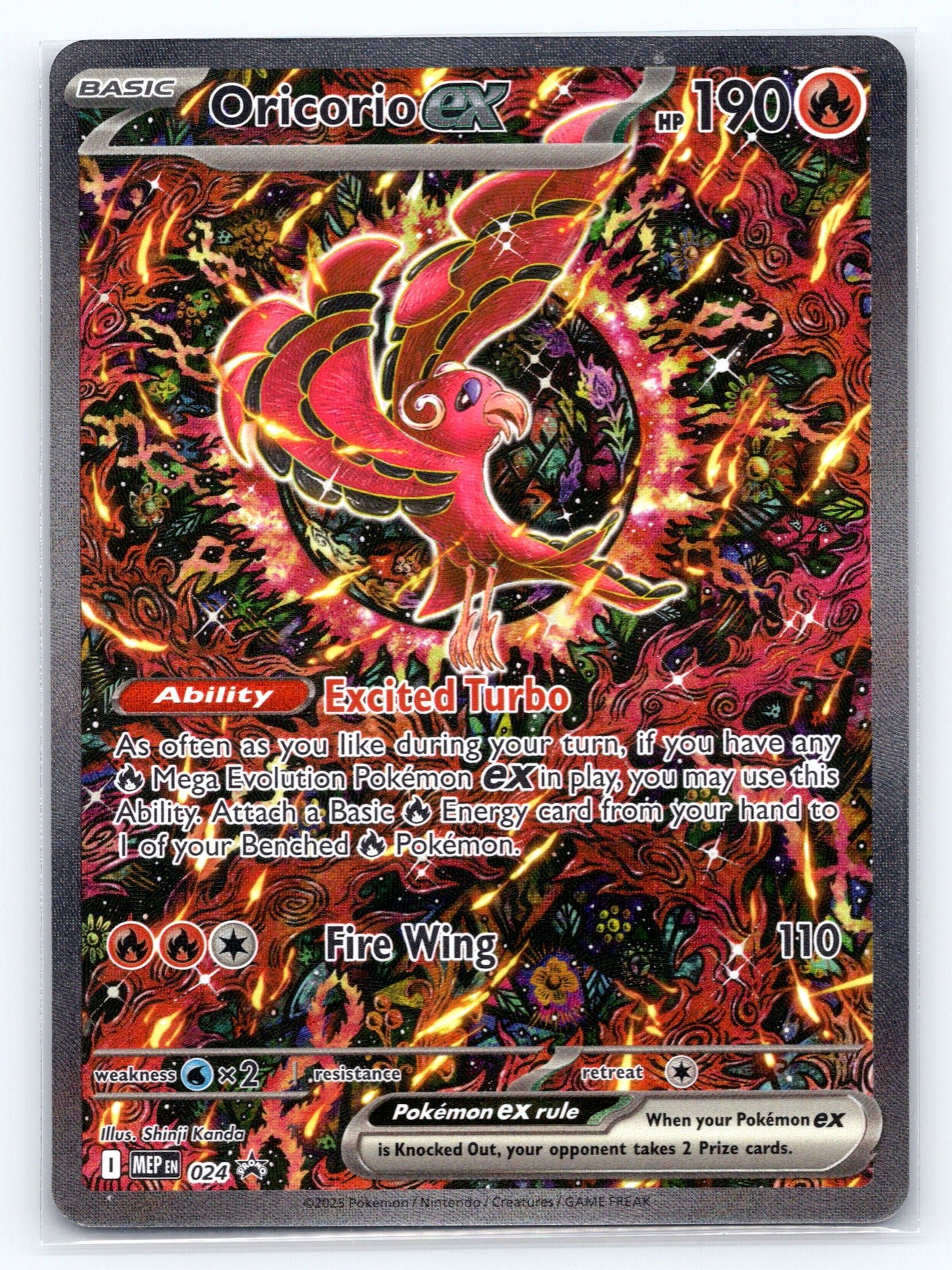 Oricorio ex - #024 - ME: Mega Evolution Promo