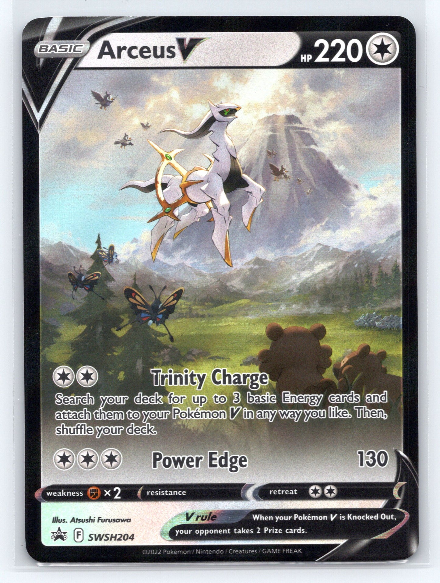 Arceus V - #SWSH204 - SWSH: Sword & Shield Promo Cards