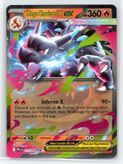 Mega Charizard X ex - #013/094 - ME02: Phantasmal Flames