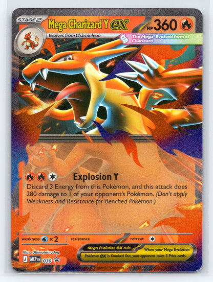 Mega Charizard Y ex - #030 - ME: Mega Evolution Promo