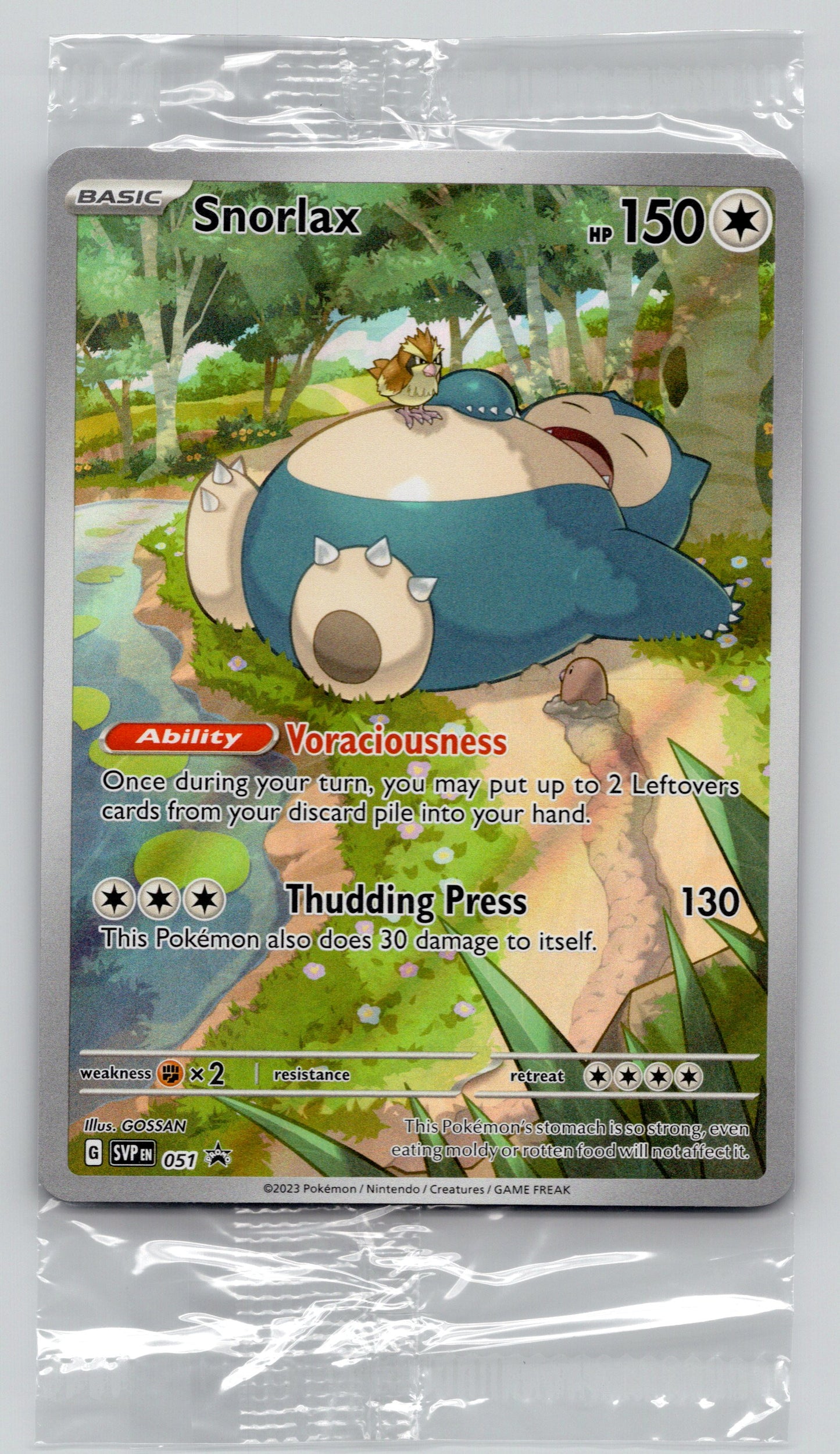 Snorlax - #051 - SV: Scarlet & Violet Promo Cards SEALED