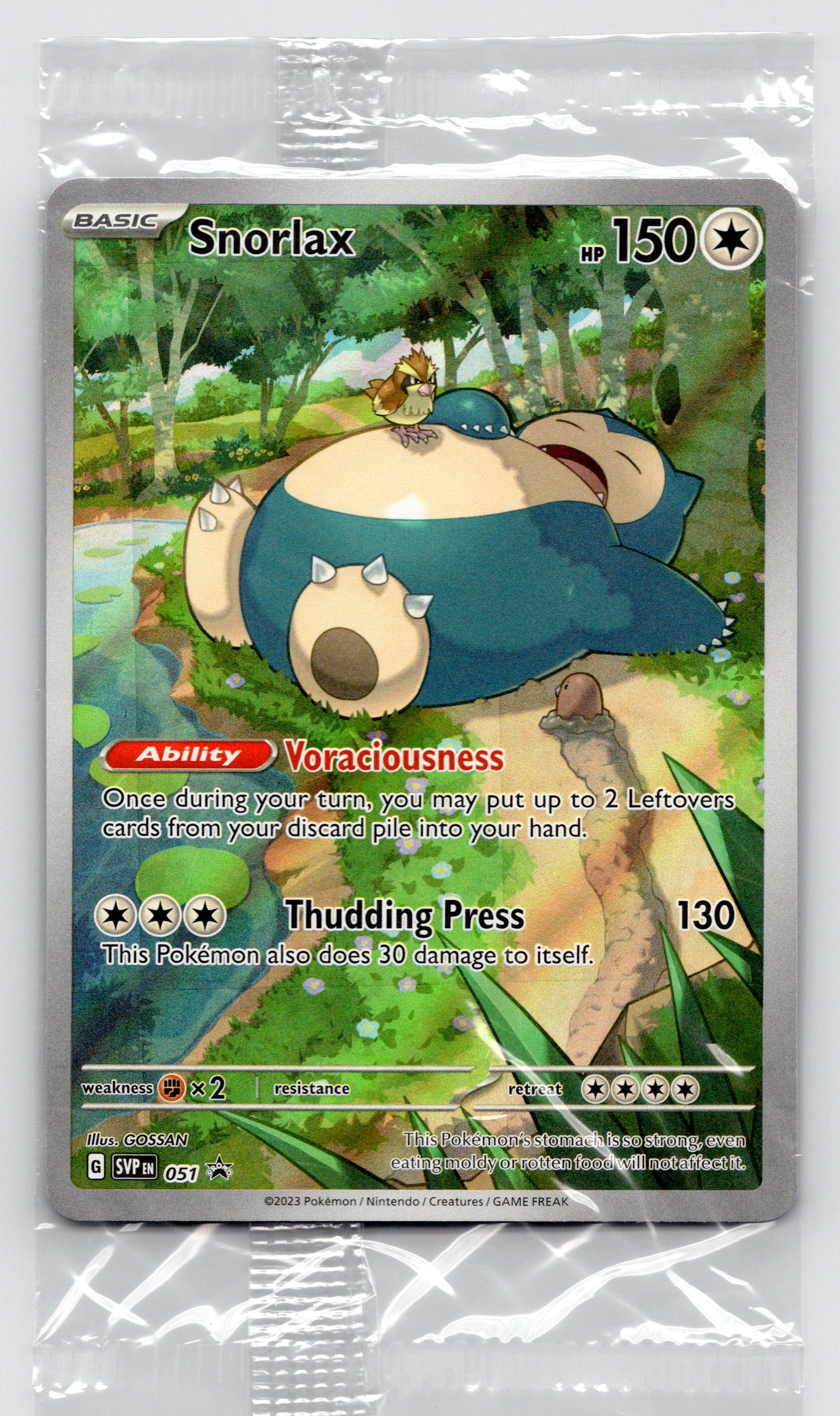 Snorlax - #051 - SV: Scarlet & Violet Promo Cards