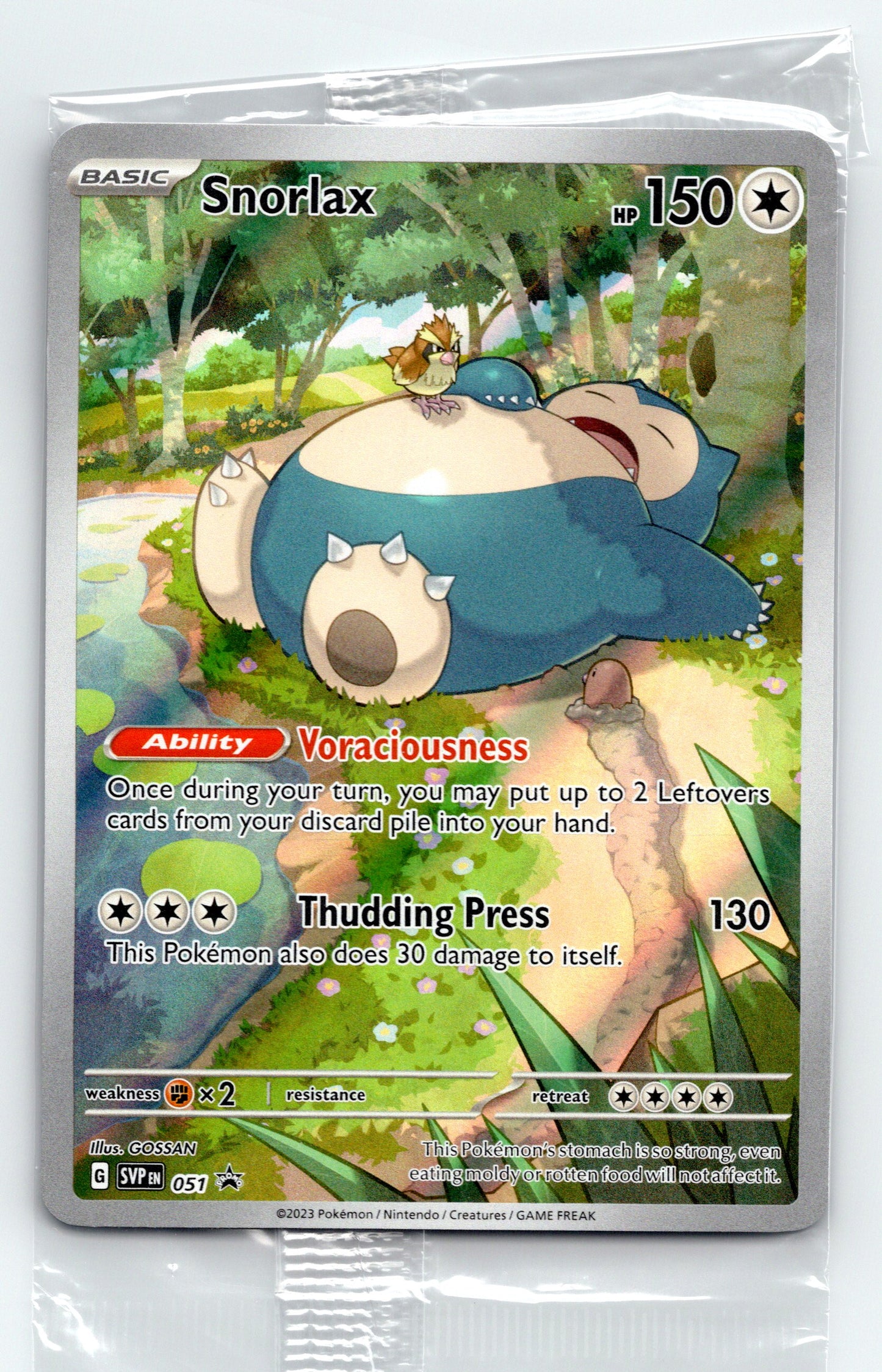 Snorlax - #051 - SV: Scarlet & Violet Promo Cards SEALED