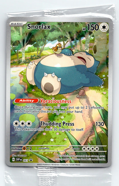 Snorlax - #051 - SV: Scarlet & Violet Promo Cards SEALED