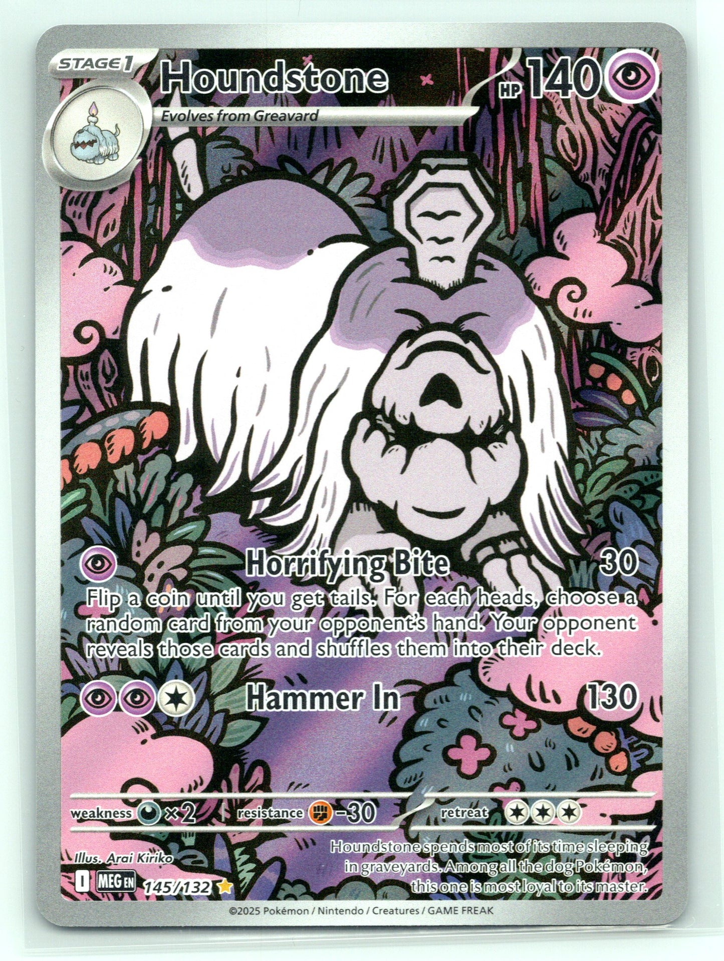 Houndstone - #145/132 - ME01: Mega Evolution