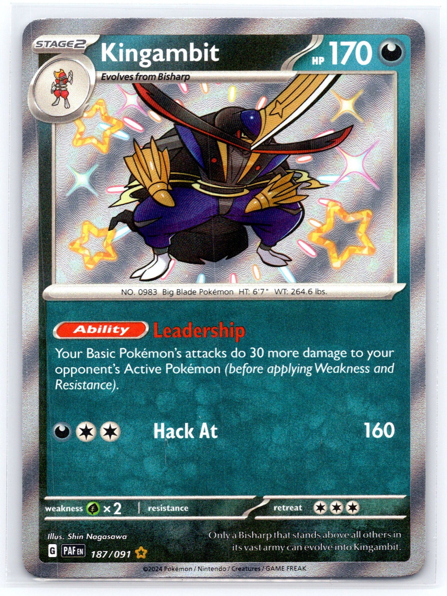 Kingambit - #187/091 - SV: Paldean Fates