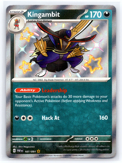 Kingambit - #187/091 - SV: Paldean Fates