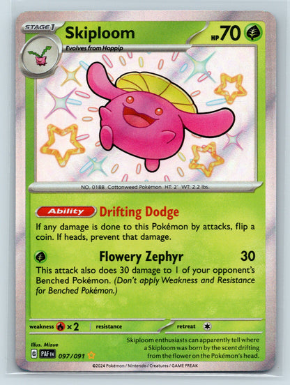 Skiploom - #097/091 - SV: Paldean Fates