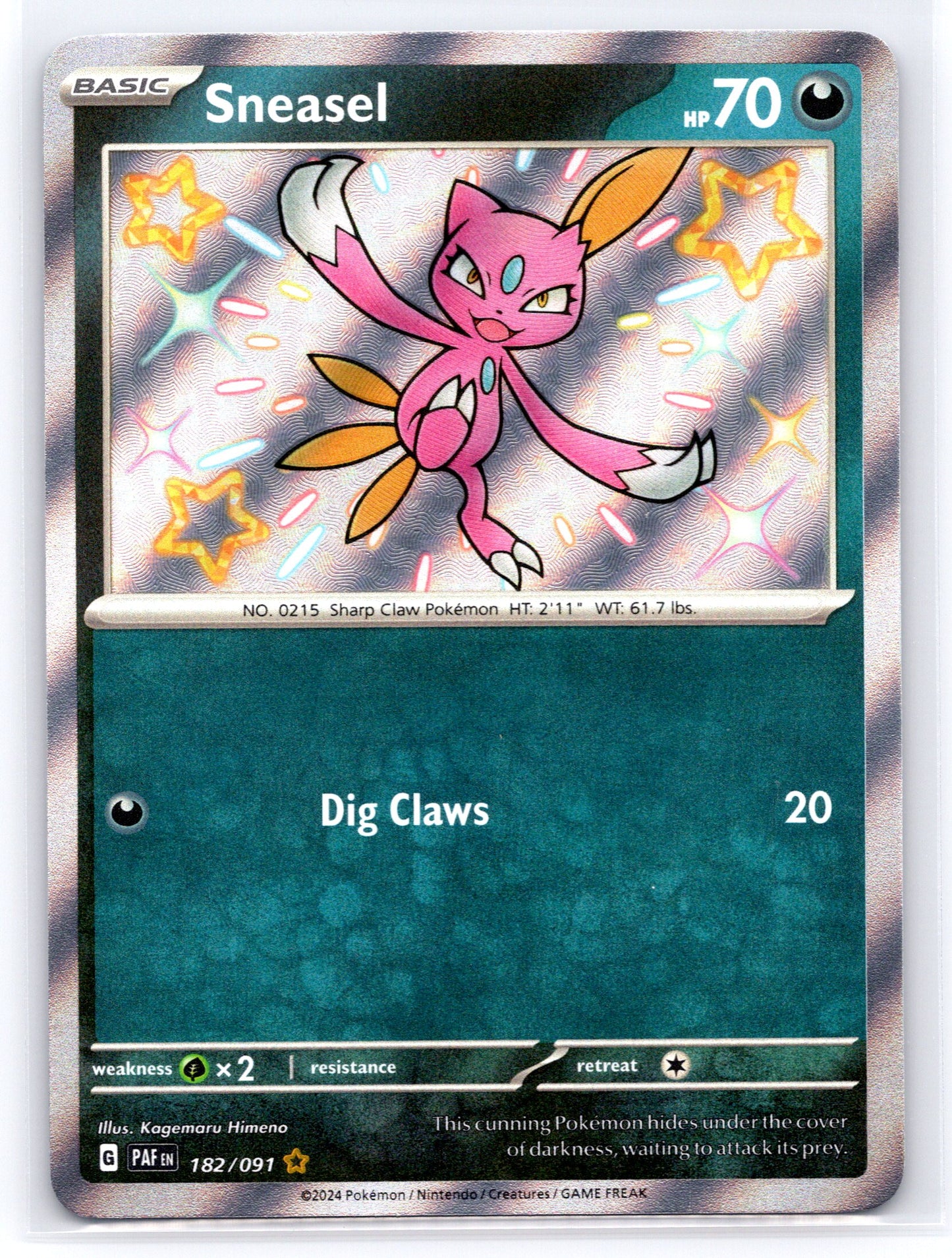 Sneasel - #182/091 - SV: Paldean Fates