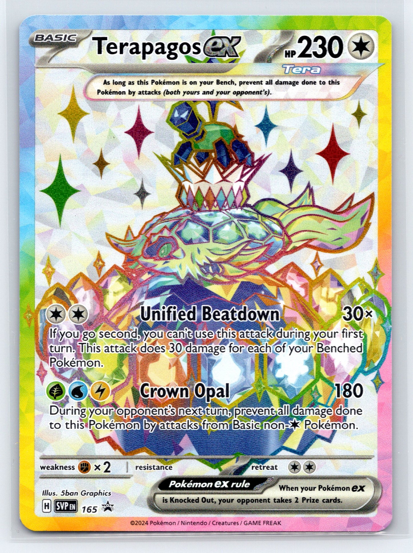 Terapagos ex - #165 - SV: Scarlet & Violet Promo Cards