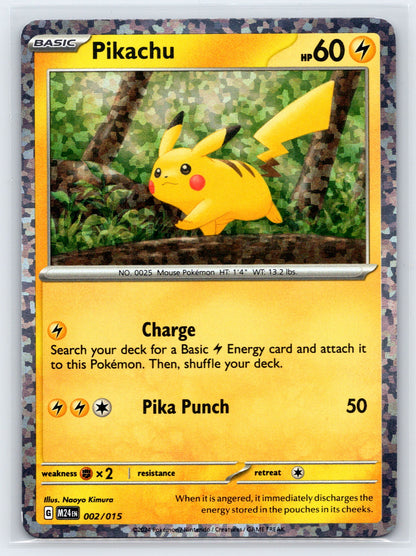 Pikachu - #002/015 - McDonald's Promos 2024