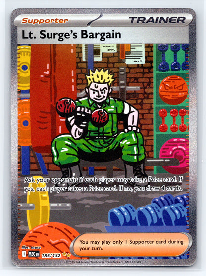 Lt. Surge's Bargain - #185/132 - ME01: Mega Evolution