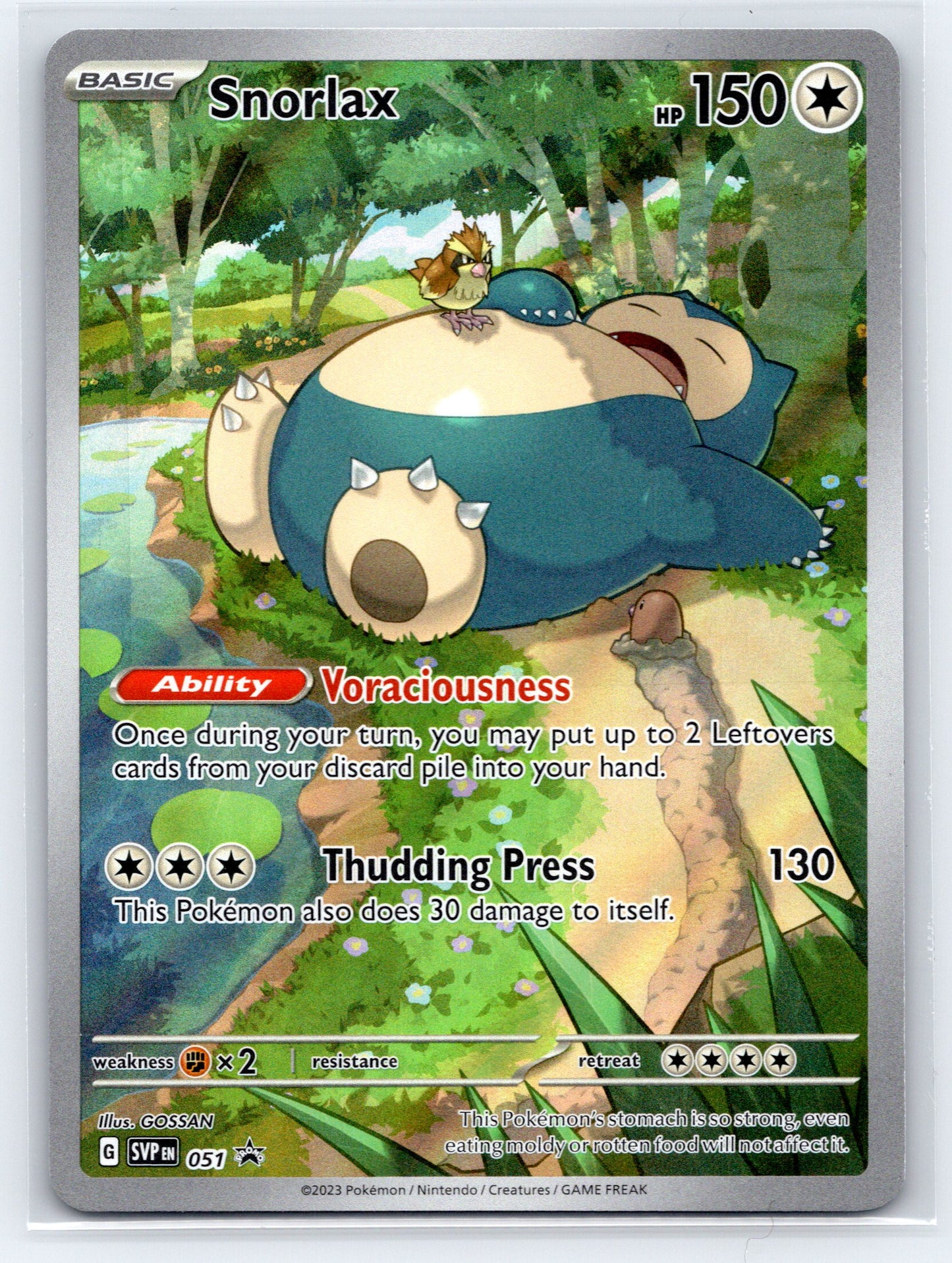 Snorlax - #051 - SV: Scarlet & Violet Promo Cards