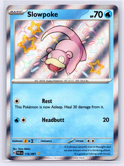 Slowpoke - #116/091 - SV: Paldean Fates