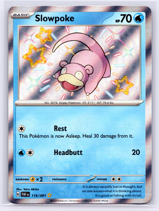 Slowpoke - #116/091 - SV: Paldean Fates