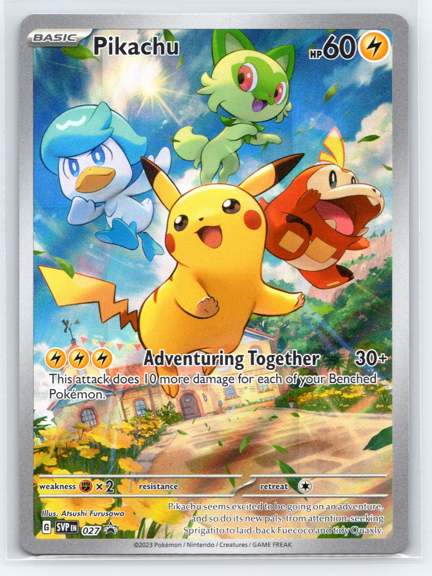 Pikachu - #027 - SV: Scarlet & Violet Promo Cards