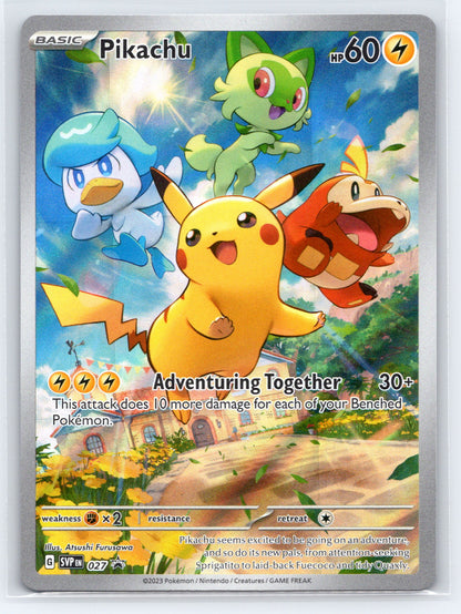 Pikachu - #027 - SV: Scarlet & Violet Promo Cards