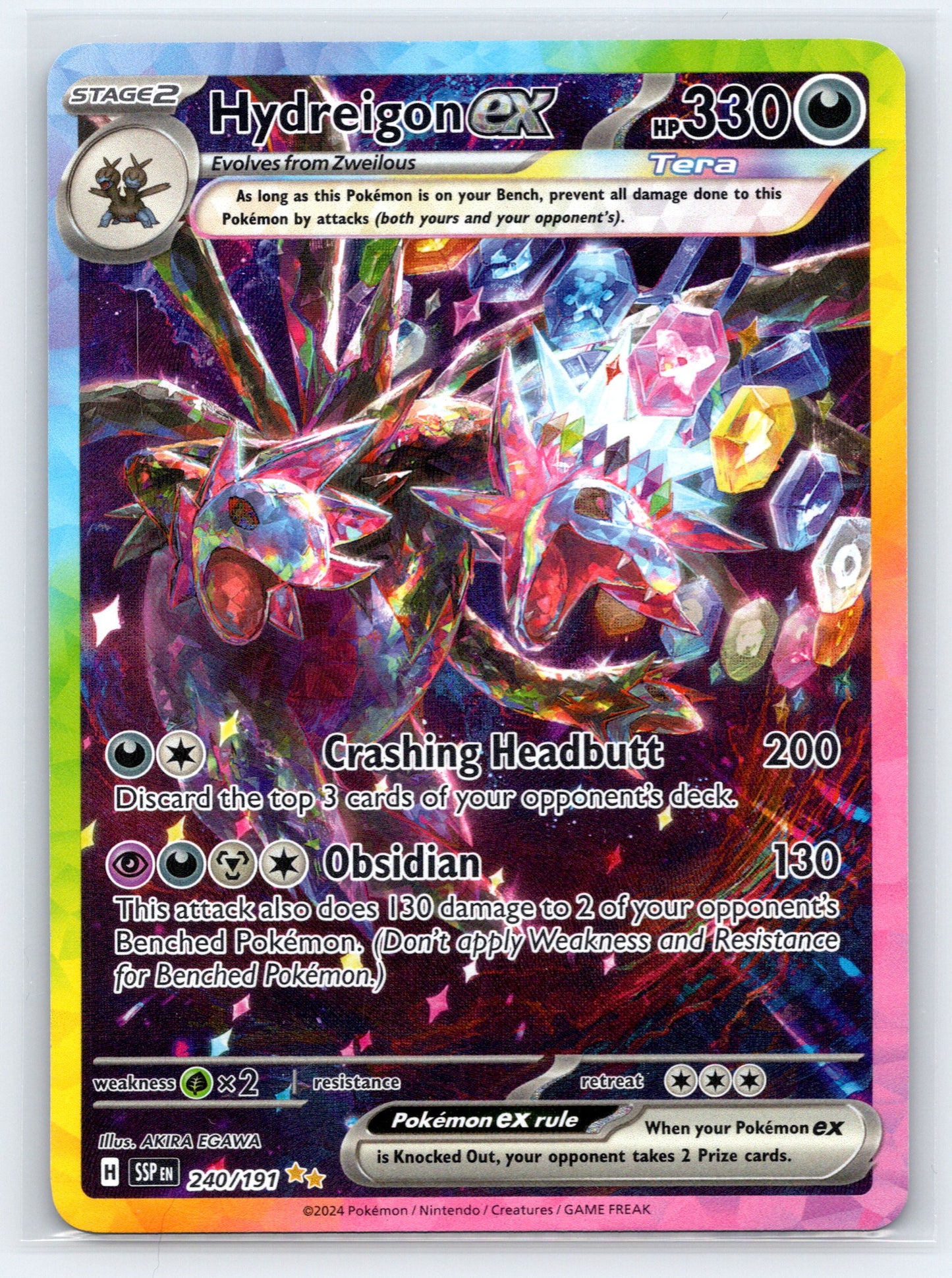 Hydreigon ex - #240/191 - SV08: Surging Sparks